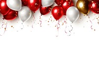 New year balloons celebration anniversary backgrounds. AI generated Image by rawpixel.