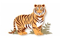 Tiger wildlife animal mammal. AI generated Image by rawpixel.