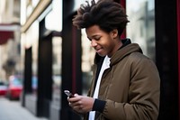 African American teenage looking street adult. AI generated Image by rawpixel.