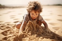 Sand outdoors nature beach. AI generated Image by rawpixel.