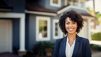 African american female adult smile architecture. 