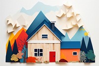 Home architecture building painting. AI generated Image by rawpixel.