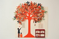 Education plant wall art. AI generated Image by rawpixel.