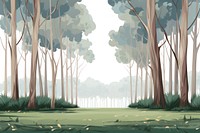 Eucalyptus forest landscape outdoors woodland. 