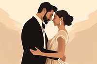 Marriage portrait fashion wedding. AI generated Image by rawpixel.