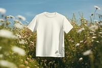 White basic t-shirt, design resource