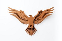 Eagle craft bird white background. AI generated Image by rawpixel.