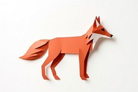 Fox animal mammal paper. AI generated Image by rawpixel.