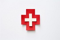 Medical symbol cross white. AI generated Image by rawpixel.