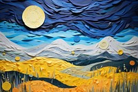 Van Gogh paintings art tranquility backgrounds. 