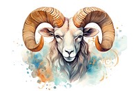 Horoscope Aries livestock animal mammal. AI generated Image by rawpixel.