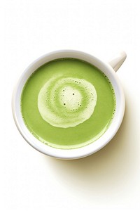 Japanese matcha tea drink food cup. 