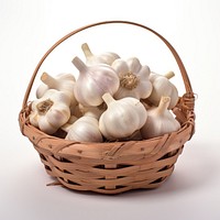 Garlic basket vegetable plant. 