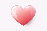 Heart white background circle symbol. AI generated Image by rawpixel.