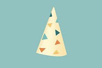 Simple pattern party hat backgrounds celebration decoration. AI generated Image by rawpixel.