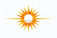 Sun logo sky white background. AI generated Image by rawpixel.