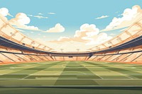 Football stadium sports architecture. AI generated Image by rawpixel.