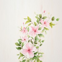 Wallpaper flower pattern plant. AI generated Image by rawpixel.