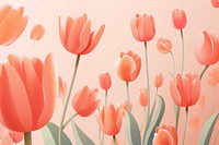 Wallpaper pattern tulip flower petal. AI generated Image by rawpixel.