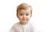 Baby portrait photo white background. AI generated Image by rawpixel.