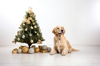 Christmas tree dog mammal. AI generated Image by rawpixel.