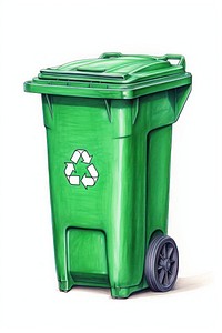 Recycling symbol green white background. AI generated Image by rawpixel.