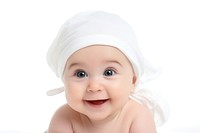 Child baby portrait smiling white. AI generated Image by rawpixel.