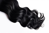 Long black hair curl female adult woman. AI generated Image by rawpixel.