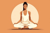 Sitting sports adult woman. AI generated Image by rawpixel.