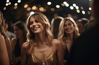 A happy elegant girls party laughing lighting. AI generated Image by rawpixel.