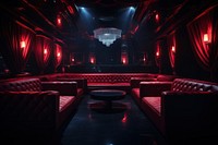 Elegant clubbing nightclub lighting architecture. 