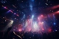 Night club nightclub nightlife confetti. AI generated Image by rawpixel.