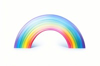 Rainbow rainbow white background architecture. AI generated Image by rawpixel.