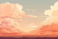 Sunset cloud backgrounds outdoors horizon. 