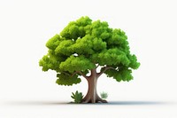 Lush tree bonsai plant green. AI generated Image by rawpixel.