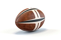 Rugby ball sports white background basketball. AI generated Image by rawpixel.