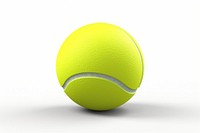 Tennis ball sports white background sphere. AI generated Image by rawpixel.
