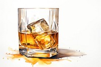 Whisky drink glass refreshment. AI generated Image by rawpixel.