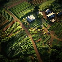 Farm outdoors building nature. 