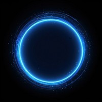 Blue light ring effect AI generated image by rawpixel