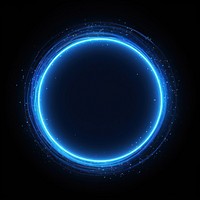 Blue light ring effect image 