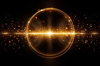 Gold circle bokeh effect  AI generated image by rawpixel