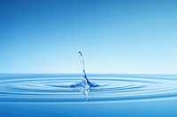 Water drop ripple effect  AI generated image by rawpixel