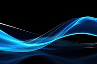 Blue light trail wave effect  AI generated image by rawpixel
