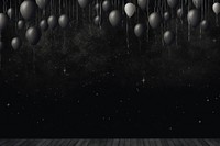 Balloon black night backgrounds. 