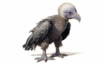 Full body baby vulture drawing animal condor. AI generated Image by rawpixel.