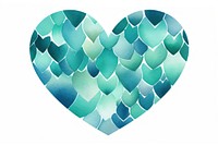 Heart backgrounds turquoise green. AI generated Image by rawpixel.