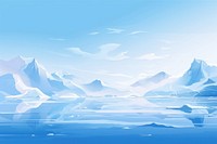 Glacier ice landscape mountain. AI generated Image by rawpixel.