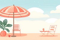 Summer weather summer furniture chair. AI generated Image by rawpixel.