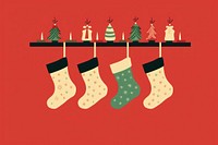 Christmas socks celebration decoration tradition. AI generated Image by rawpixel.